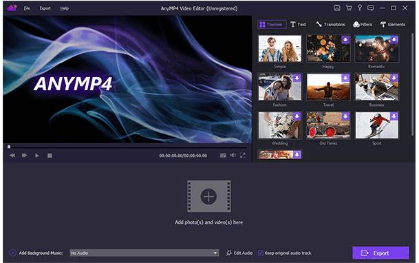 AnyMP4 Video Editor下载,视频制作,视频编辑