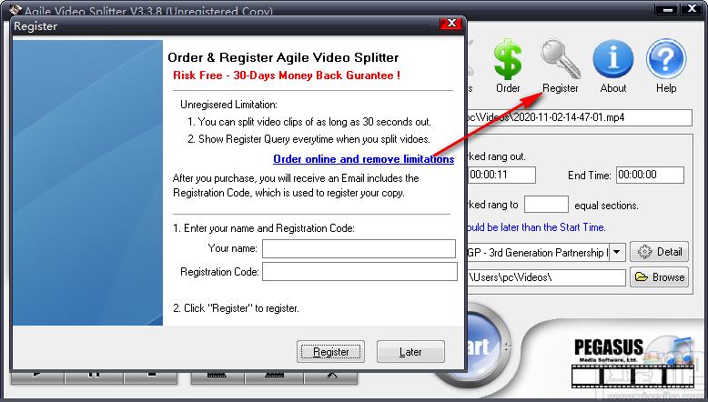 Agile Video Splitter下载,视频分割工具,视频处理,视频分割