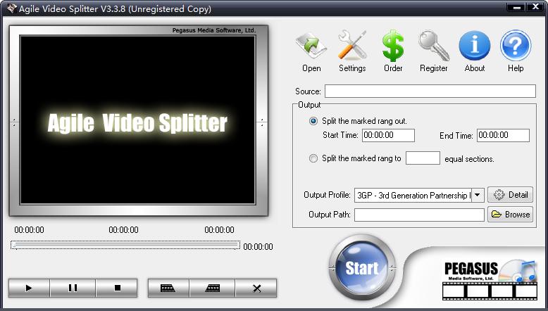 Agile Video Splitter下载,视频分割工具,视频处理,视频分割
