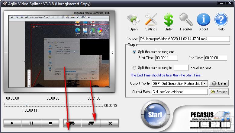 Agile Video Splitter下载,视频分割工具,视频处理,视频分割